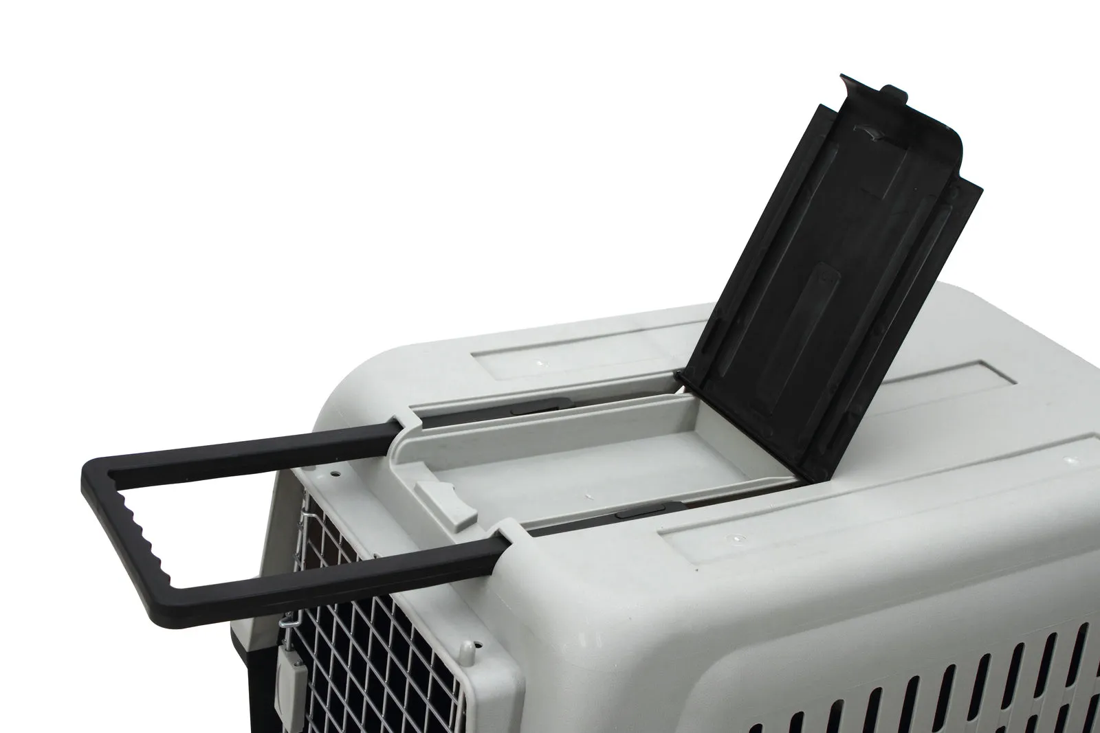 Large Durable Plastic Pet Carrier Kennel with Wheels, YES4PETS