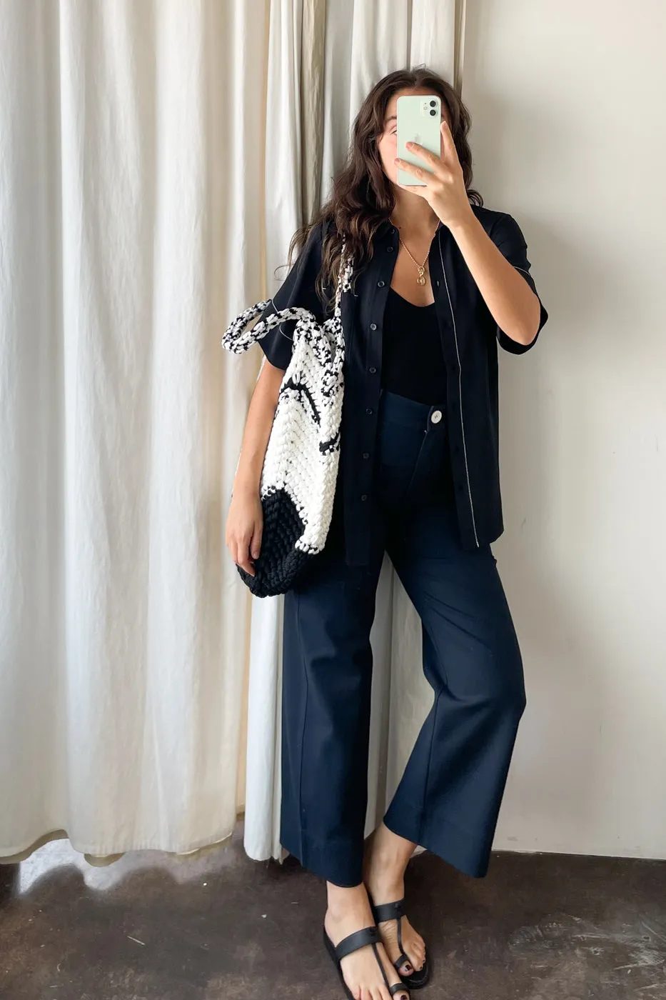 Large Jib Stripe Tote
