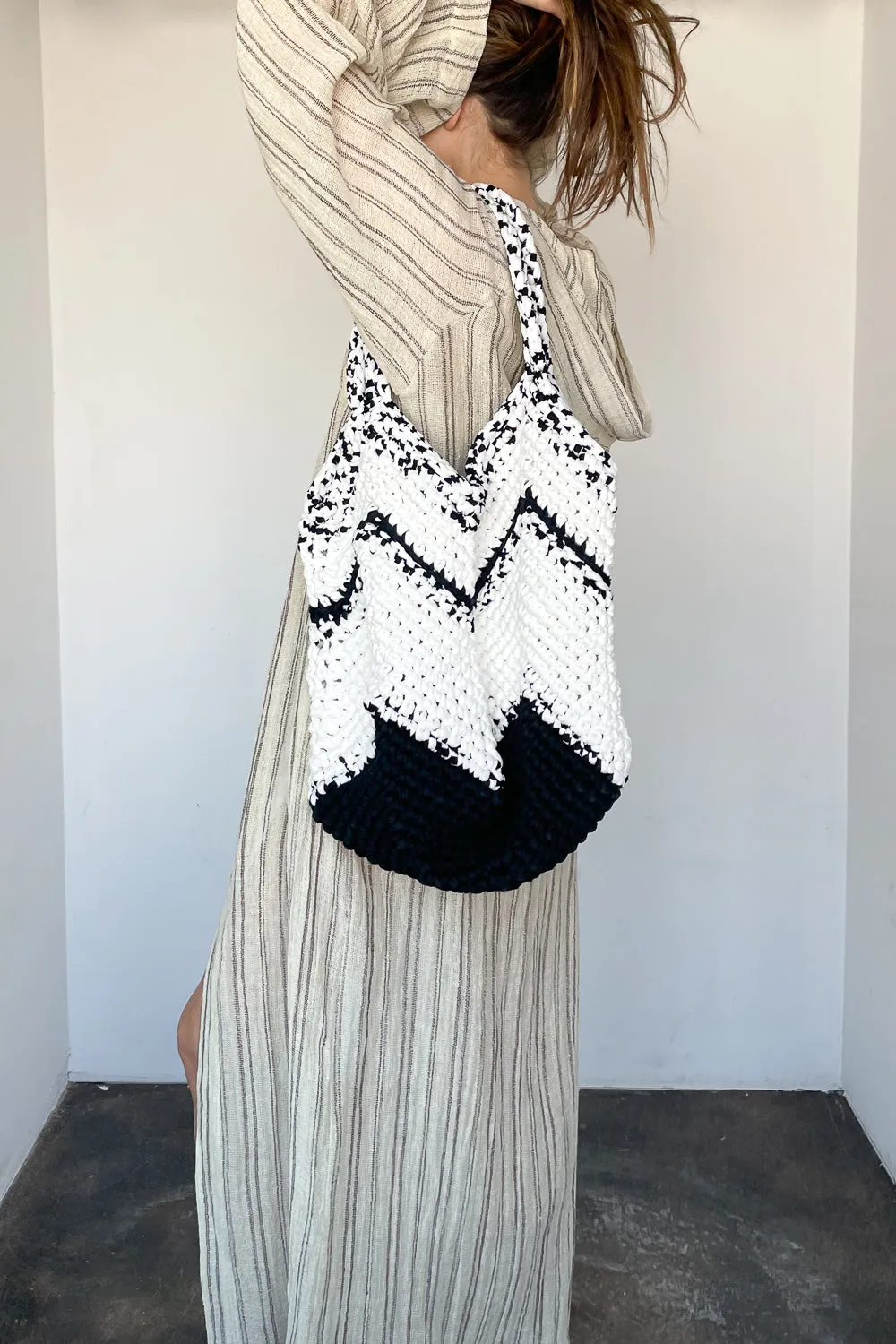 Large Jib Stripe Tote