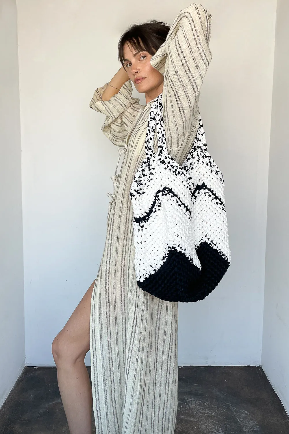 Large Jib Stripe Tote