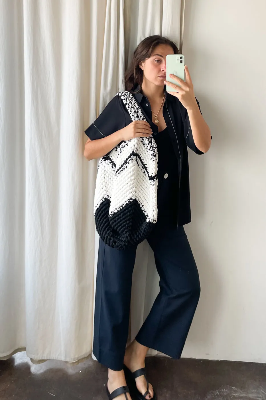 Large Jib Stripe Tote