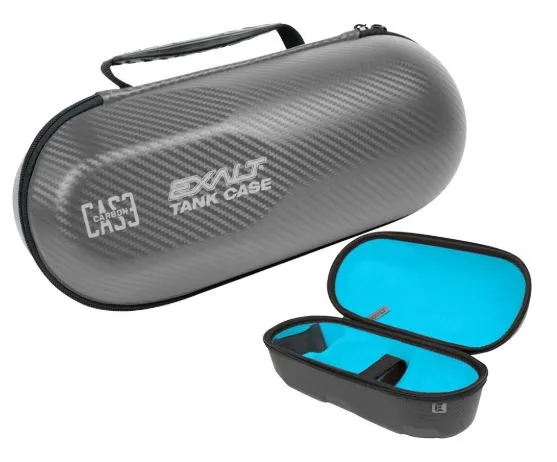 Limited Edition Exalt Universal Carbon Tank Case - Charcoal Grey / Cyan Microfiber