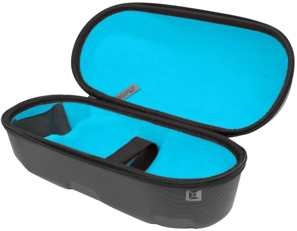 Limited Edition Exalt Universal Carbon Tank Case - Charcoal Grey / Cyan Microfiber