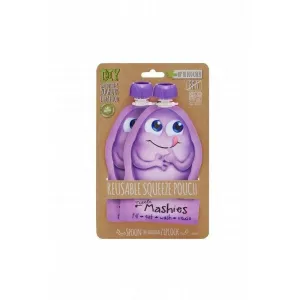 Little Mashies - Reusable Food Pouches 2PK (Purple)