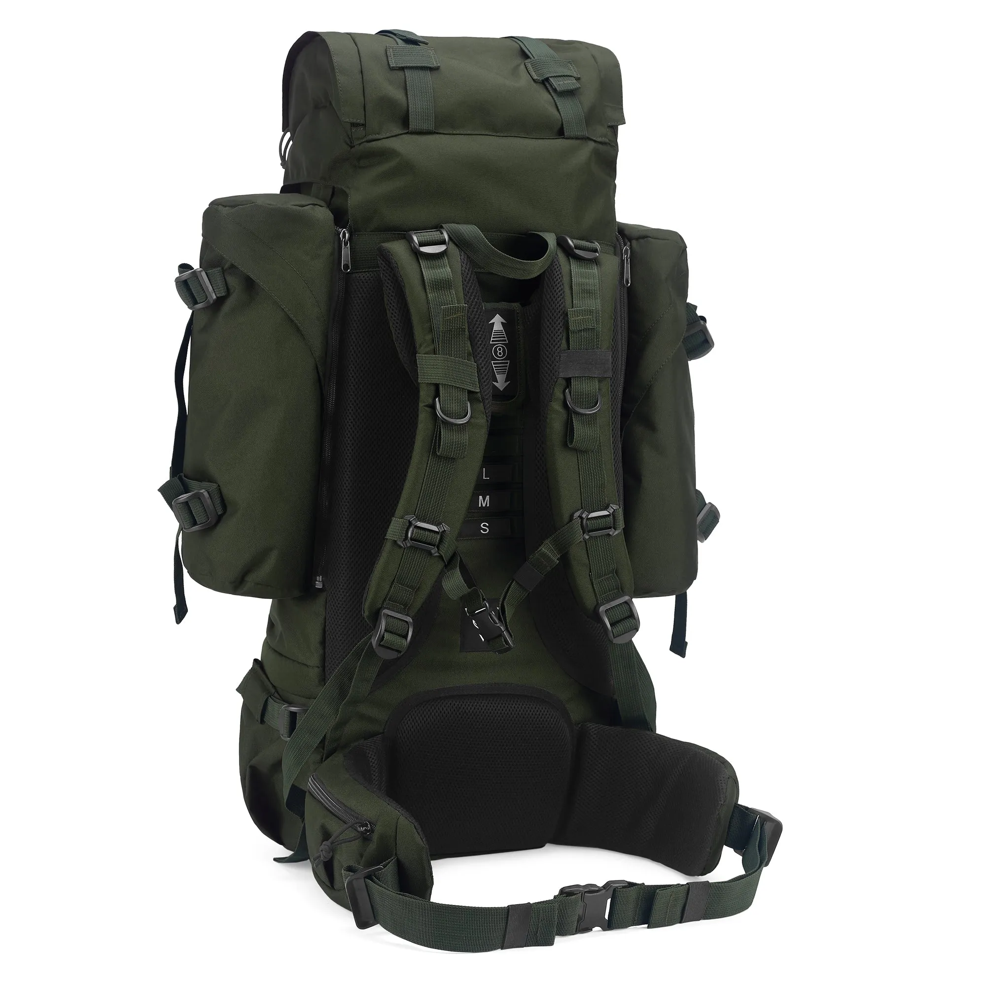 [M403] Mardingtop 65 10L Molle Hiking Internal Frame Backpacks with Rain Cover M403