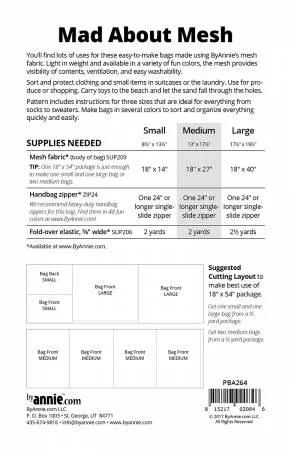 Mad About Mesh ByAnnie Pattern