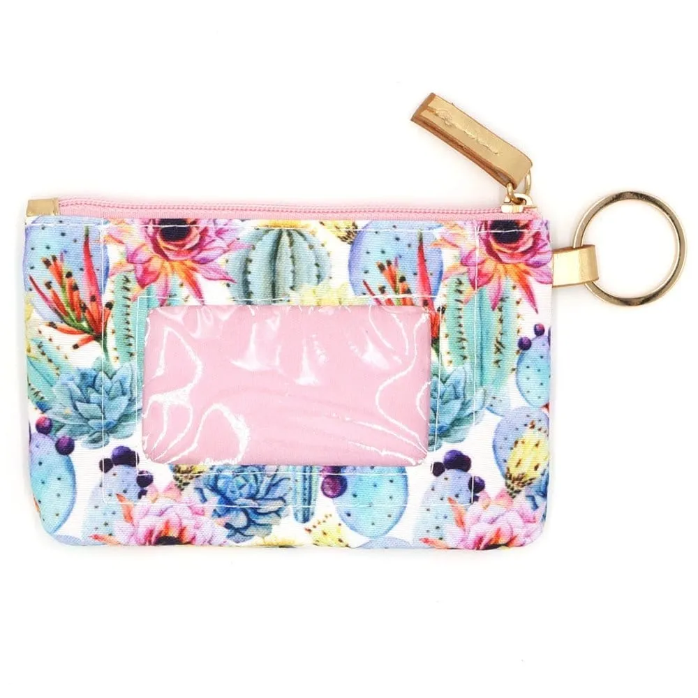 MB0151 Cactus Lanyard ID Wallet