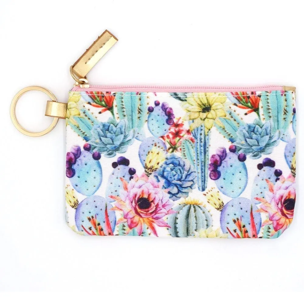 MB0151 Cactus Lanyard ID Wallet