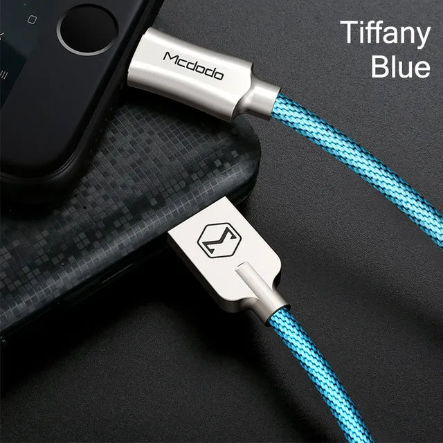 Mcdodo Lightning to USB Cable For iPhone 7 Plus 2.4A Fast Charging For iPhone Cable 1.2m 1.8m For iPhone 5s 6 Charger Data Cable