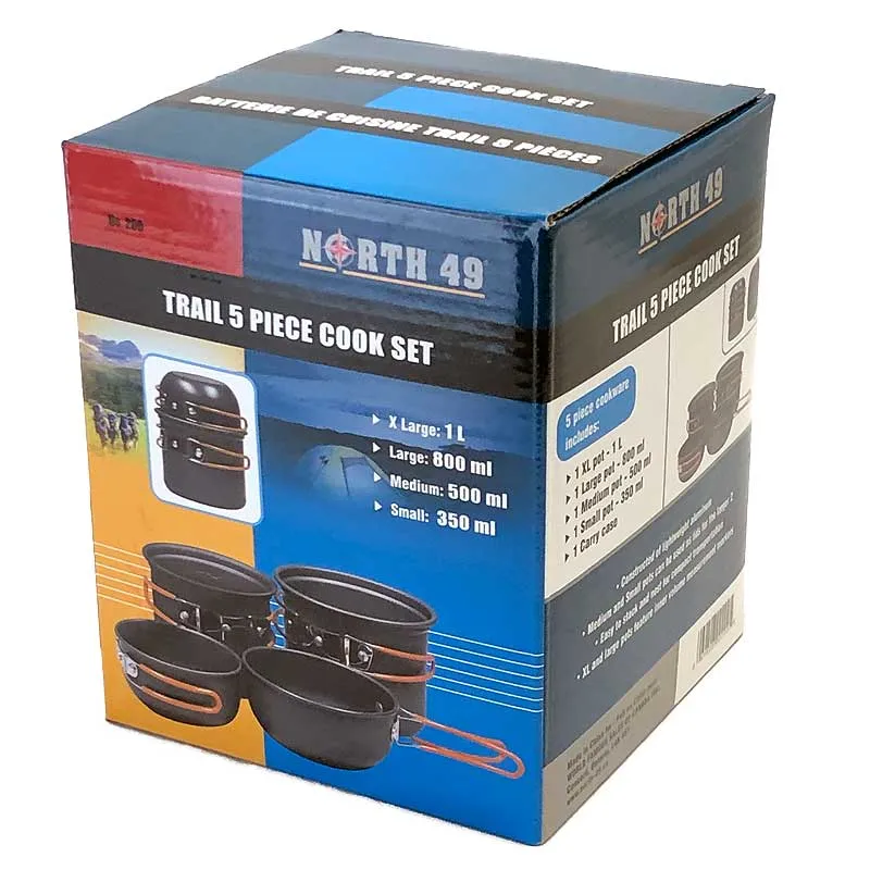 North 49 Trail 5 Piece Cook Set