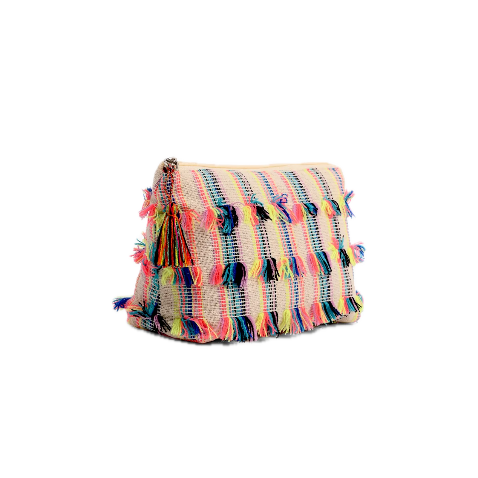 Pom Pom Cosmetic Bag