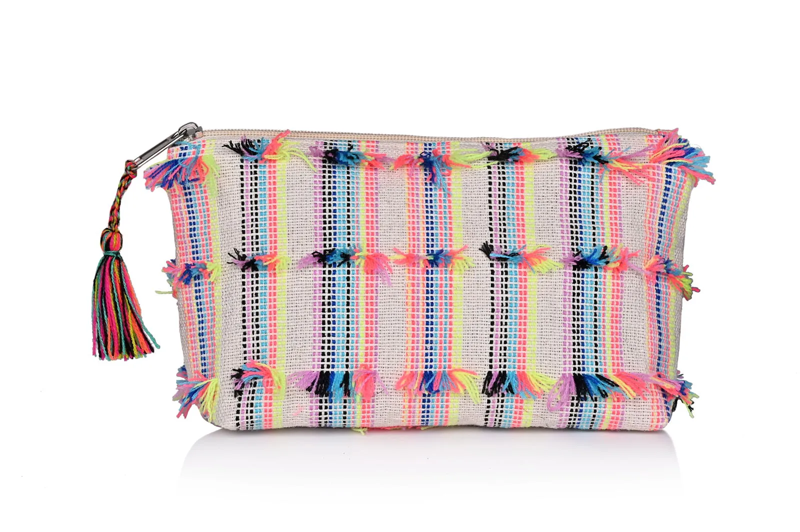 Pom Pom Cosmetic Bag