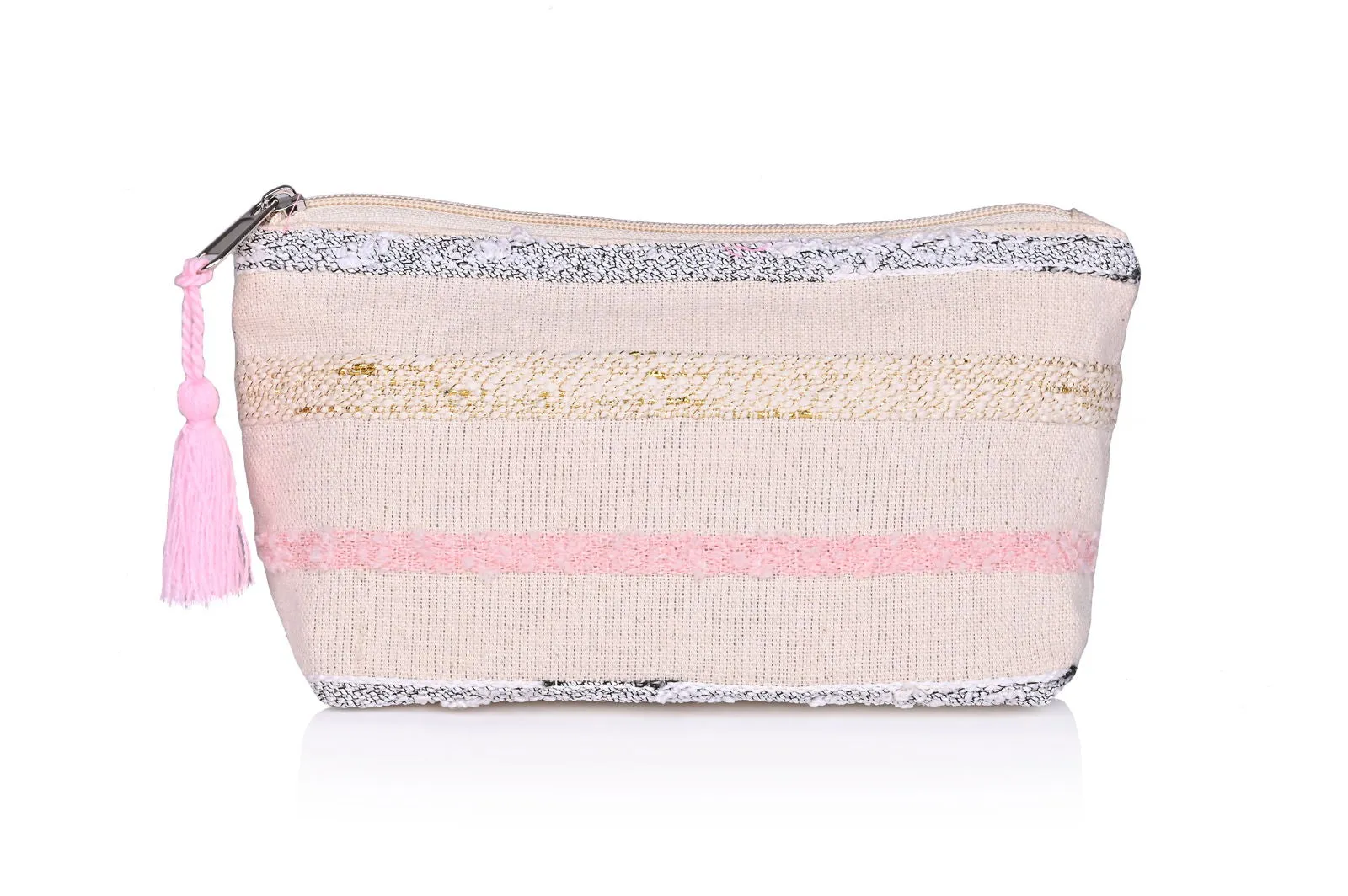 Pom Pom Cosmetic Bag