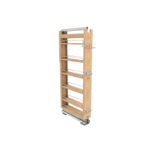 Rev-A-Shelf / 448-TPF51-5-1 / Wood Tall Cabinet Pullout Pantry Organizer w/ Soft-Close