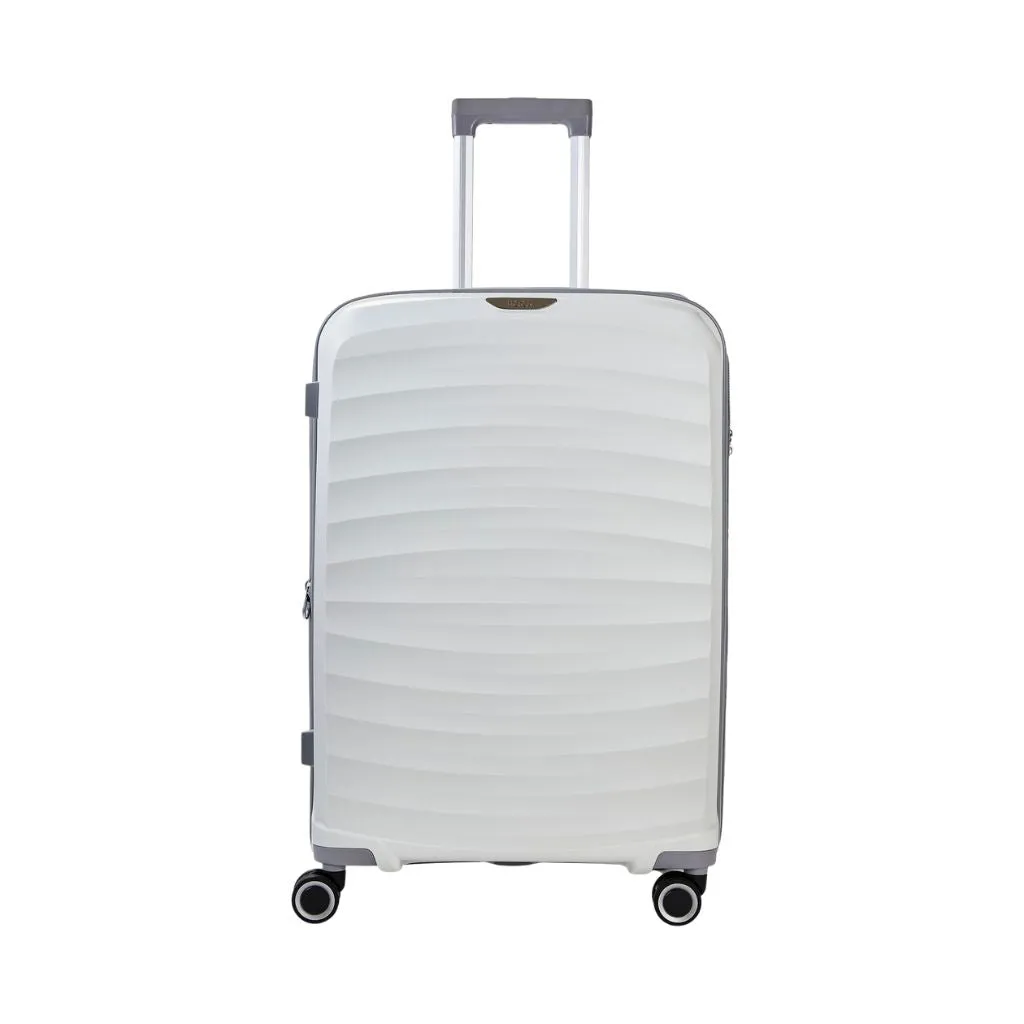 Rock Sunwave 66cm Medium Expander Hardsided Luggage - White