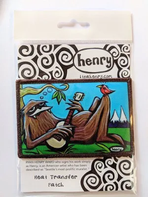Sasquatch Chilling Patch | Original Art by Seattle Mural Artist Ryan "Henry" Ward