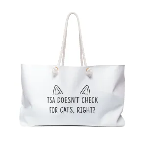 Security Cat Weekender Bag