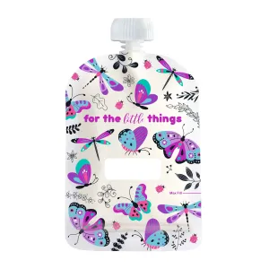 Sinchies 150ml Reusable Food Pouch - 10 Pack - Flutterbys