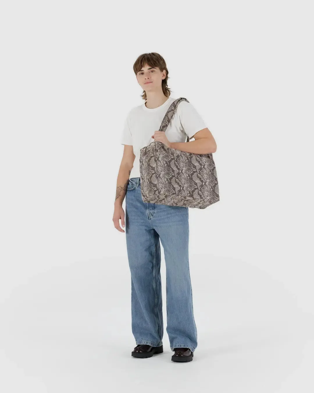 Small Cloud Carry-On Snakeskin | Baggu