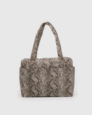 Small Cloud Carry-On Snakeskin | Baggu