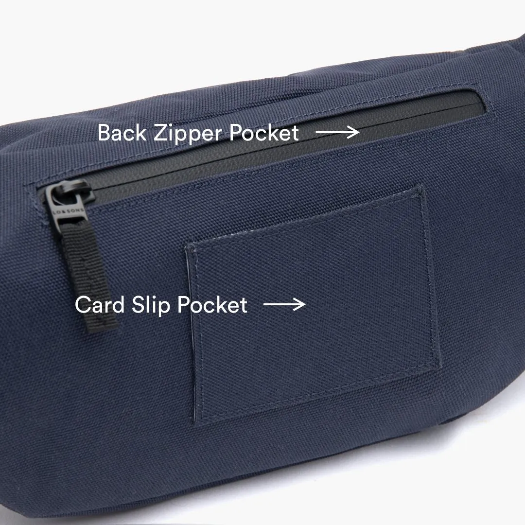 The Bond Classic - 600D Recycled Poly - Deep Navy / Black / Light Grey