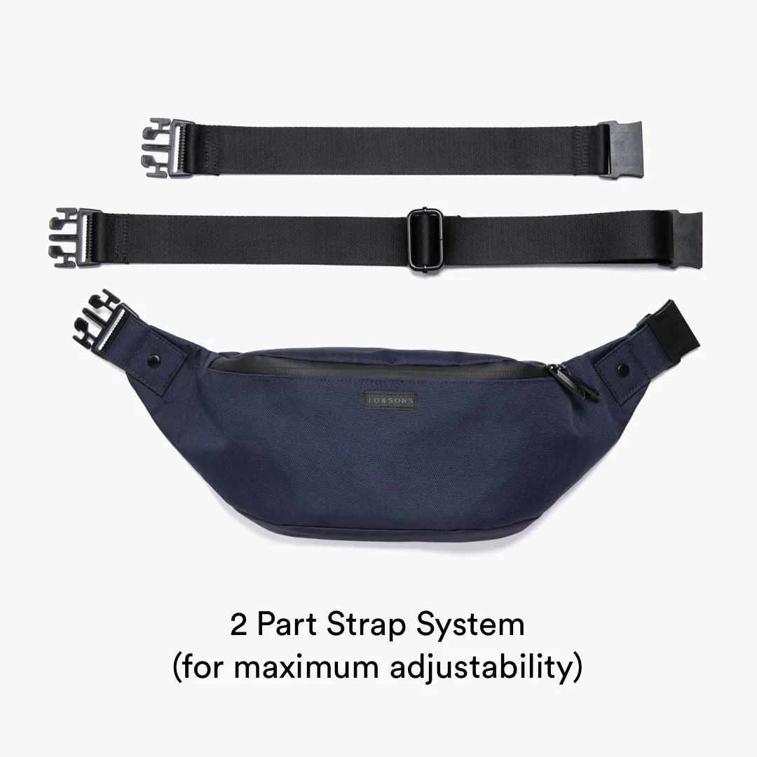 The Bond Classic - 600D Recycled Poly - Deep Navy / Black / Light Grey
