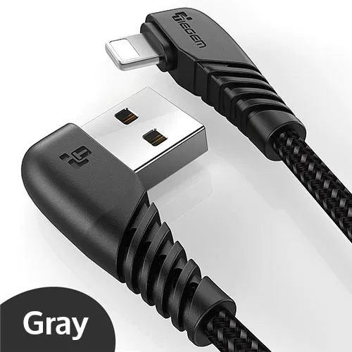 TIEGEM USB Cable For iPhone X 8 7 6 5 6s plus Cable Fast Charging Cable Mobile Phone Charger Cord Adapter Usb Data Cable 1M2M3M