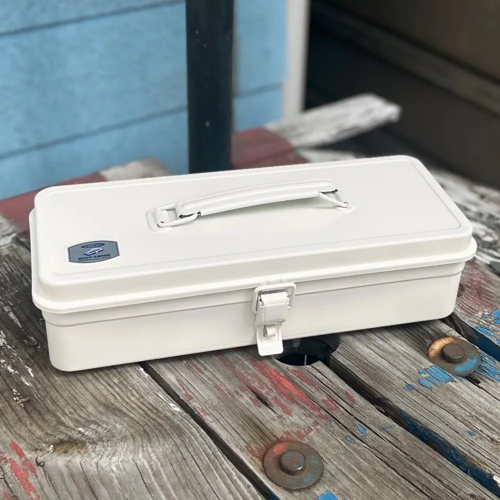 Toyo Steel Trunk Shape Toolbox T-320 White