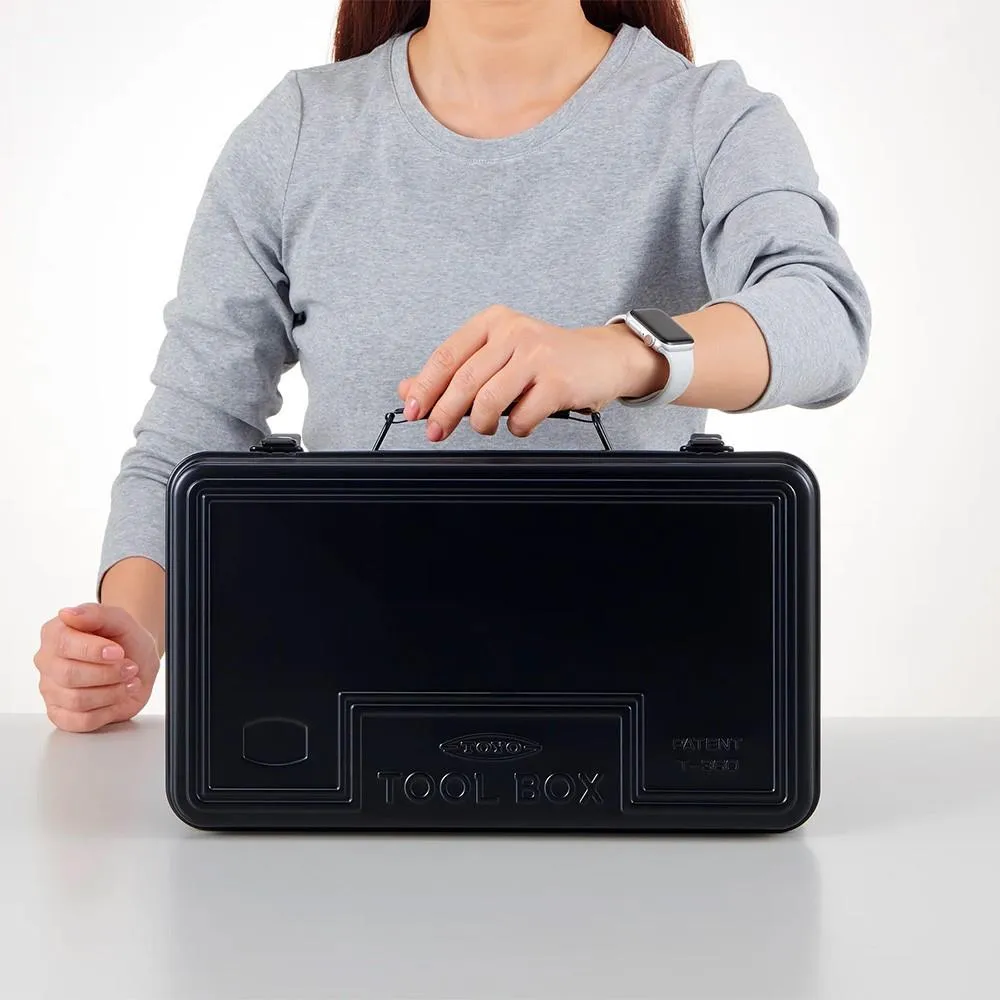 Toyo Steel Trunk Shape Toolbox T-360 Black